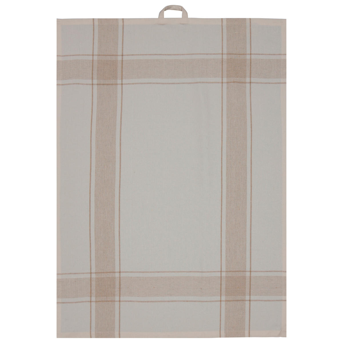 KÖKSHANDDUK SET vit, beige  - vit/beige, Basics, textil (50/70/0.4cm)