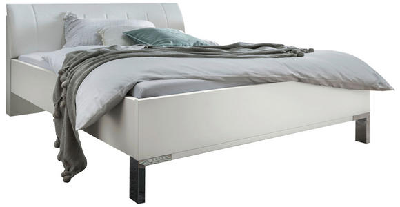 BETT 180/200 cm  in Weiß  - Weiß, KONVENTIONELL, Holzwerkstoff/Textil (180/200cm) - Venda