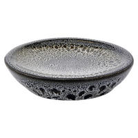 SEIFENSCHALE - Schwarz/Olivgrün, Basics, Keramik (10/3cm) - Aquanova