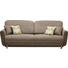 DREISITZER-SOFA in Textil Hellbraun - Hellbraun/Multicolor, Design, Holz/Textil (235/87/98cm) - Hom`in DREISITZER-SOFA in Textil Hellbraun - Hellbraun/Multicolor, Design, Holz/Textil (235/87/98cm) - Hom`in