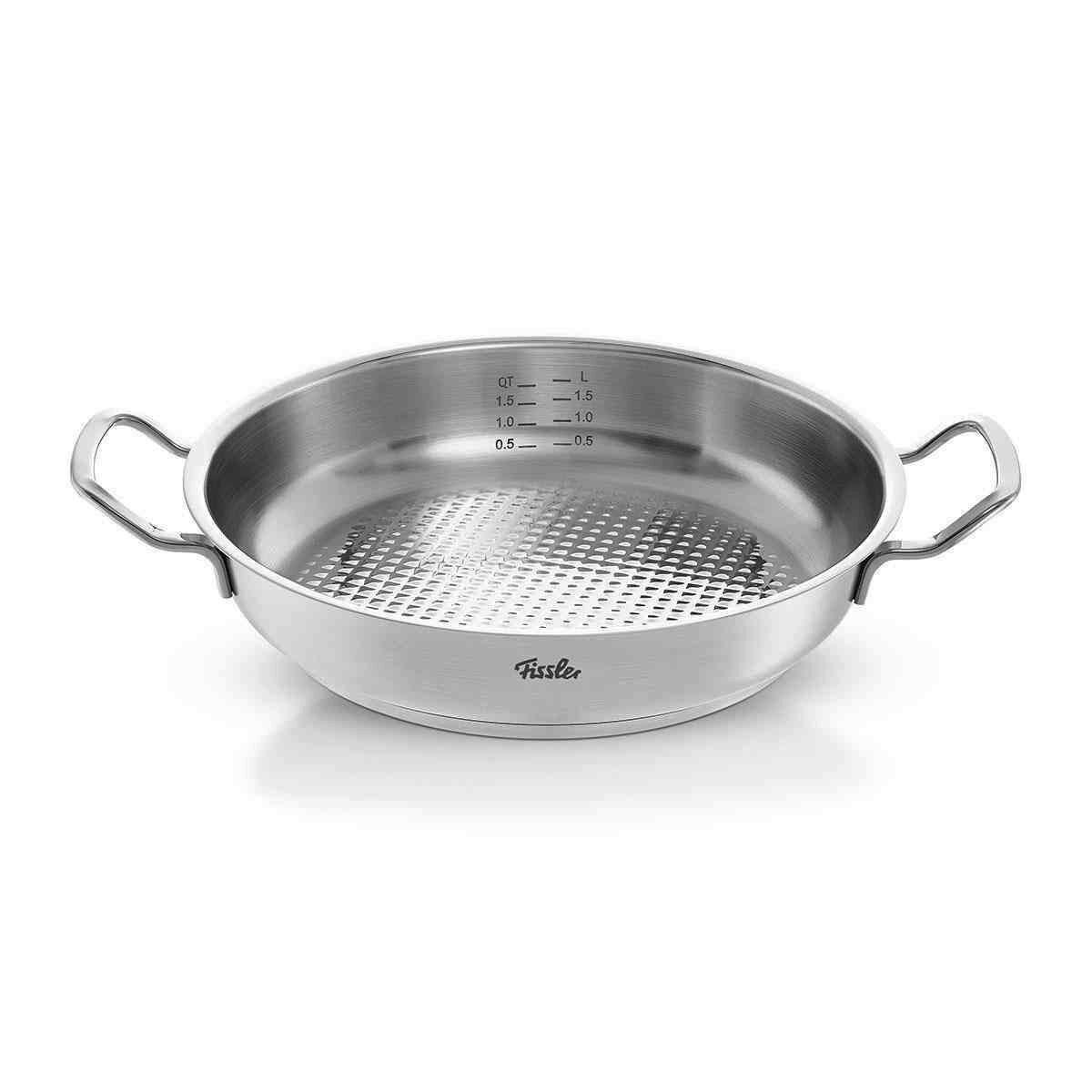 SERVIERPFANNE Original-Profi Collection® 28 cm  - Silberfarben, Basics, Metall (28cm) - Fissler