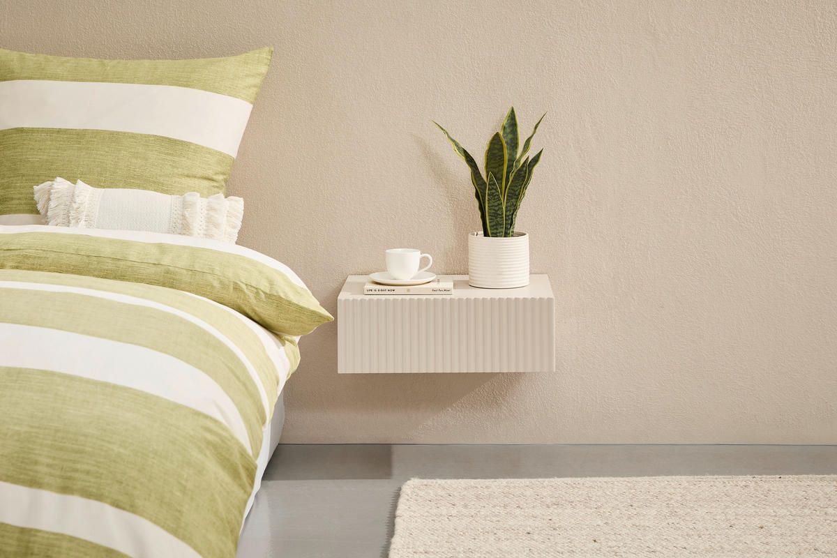 NACHTSCHRANK 50/17/38 cm  - Kaschmir, Trend, Holzwerkstoff (50/17/38cm) - Xora