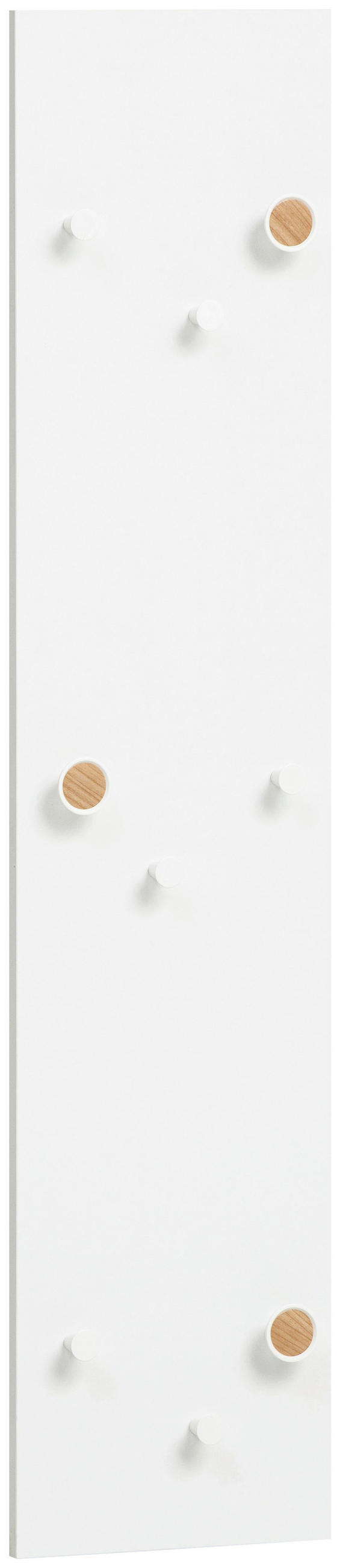 GARDEROBENPANEEL  in 24,5/109/2,6 cm  - Weiß, Design, Holzwerkstoff (24,5/109/2,6cm) - MID.YOU