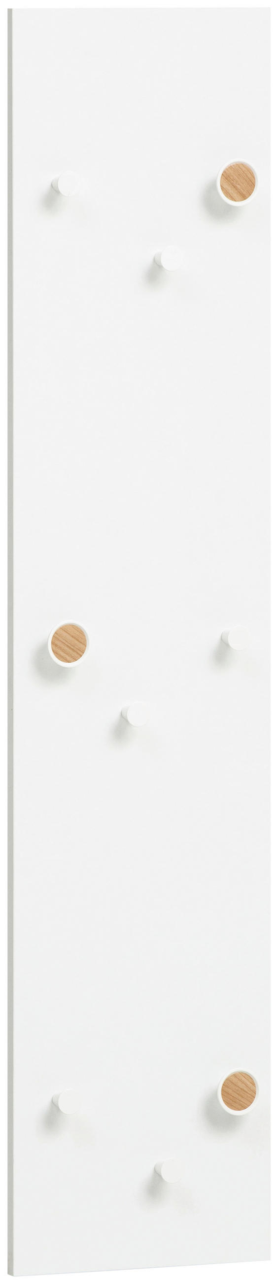 GARDEROBENPANEEL  in 24,5/109/2,6 cm  - Weiß, Design, Holzwerkstoff (24,5/109/2,6cm) - MID.YOU