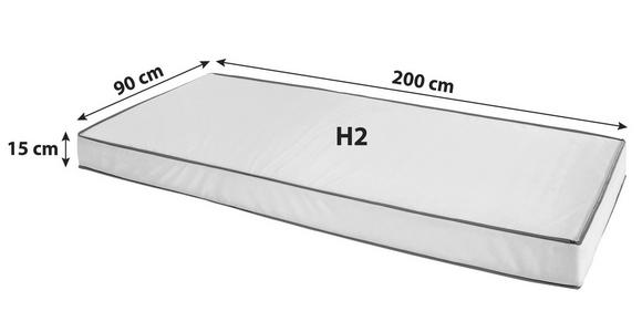 Federkernmatratze Coppy 90x200 H2 - Weiß, Textil (90/200cm) - Primatex