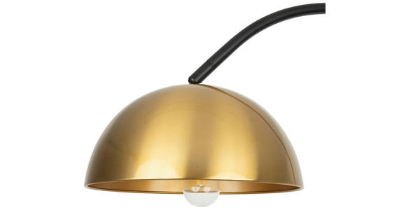 STEHLEUCHTE 70/25/157 cm    - Goldfarben/Schwarz, Trend, Metall (70/25/157cm) - Novel