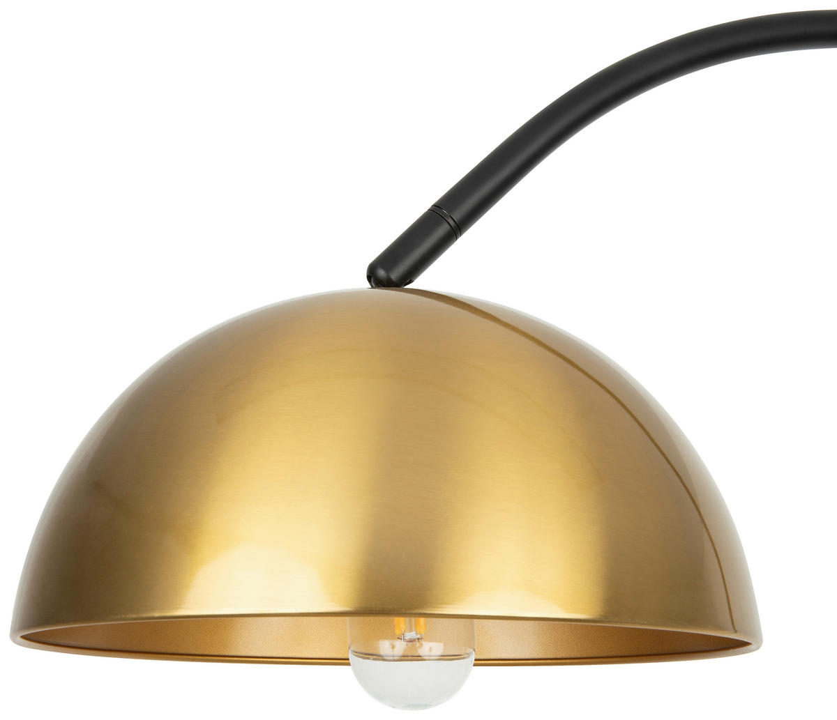 STEHLEUCHTE 70/25/157 cm   - Goldfarben/Schwarz, Trend, Metall (70/25/157cm) - Novel