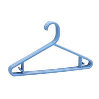 SADA DĚTSKÝCH ŠATNÍCH RAMÍNEK - světle modrá, Basics, plast - My Baby Lou