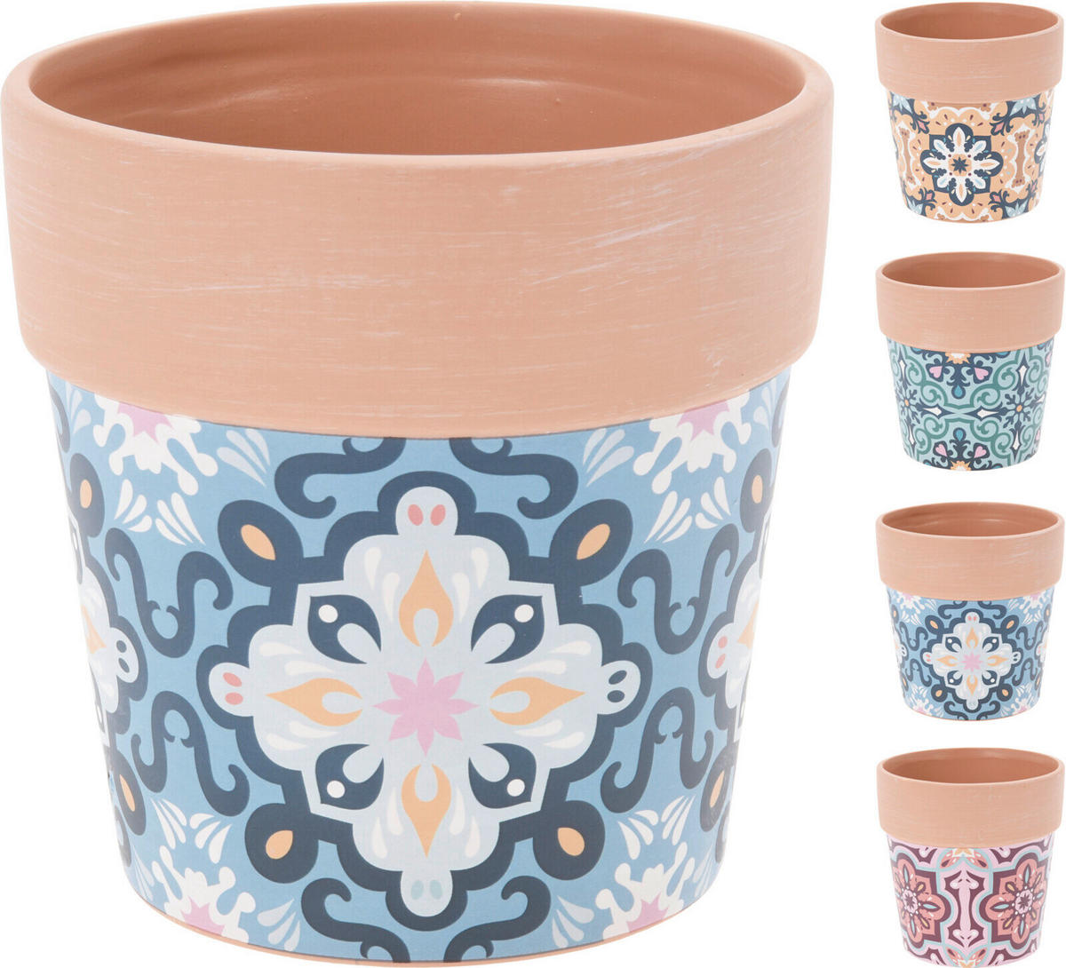 VIRÁGCSERÉP  - kerámia (8,8/8,8/12cm)