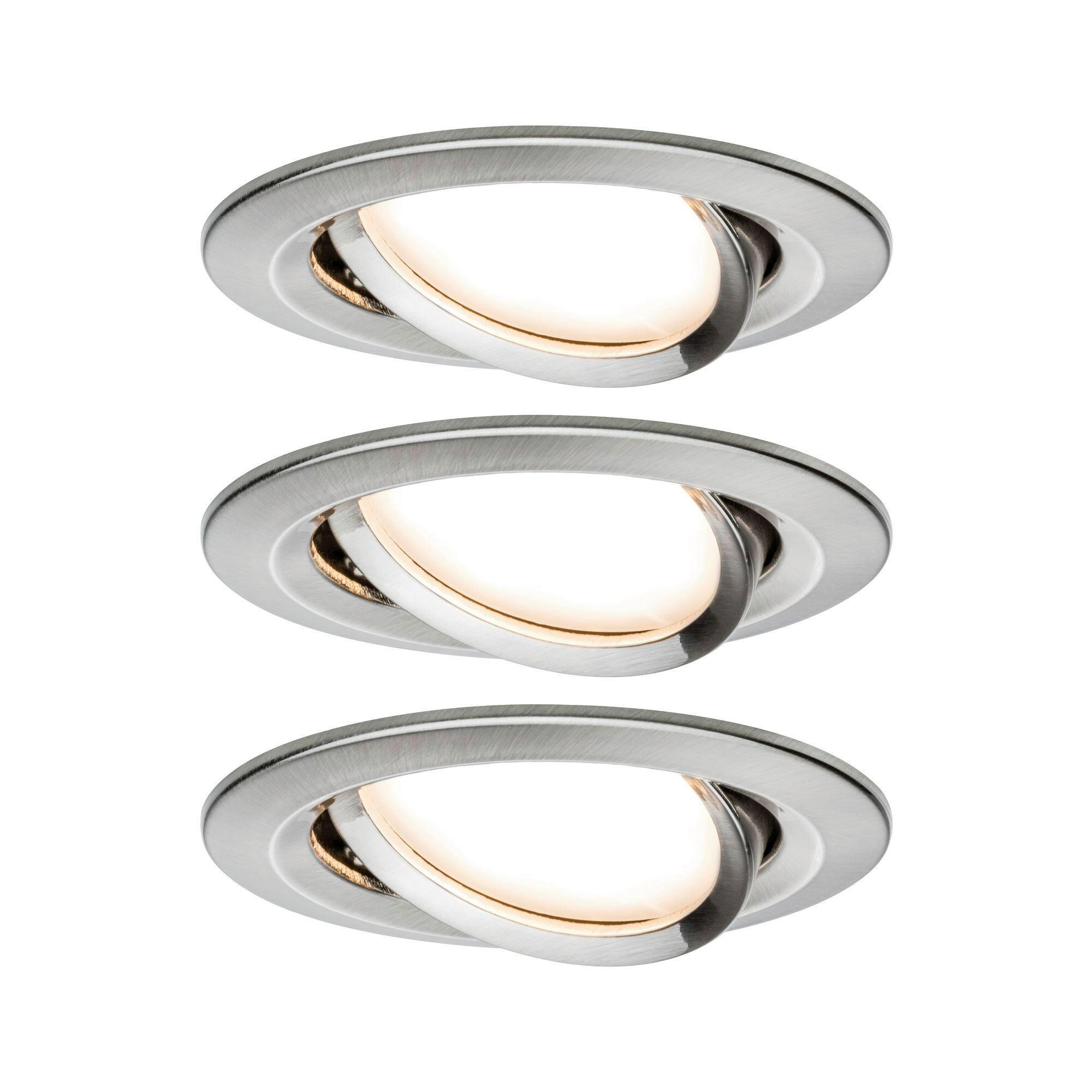 LED-DECKENLEUCHTE 8,4 cm  - Alufarben, Basics, Metall (8,4cm) - Paulmann