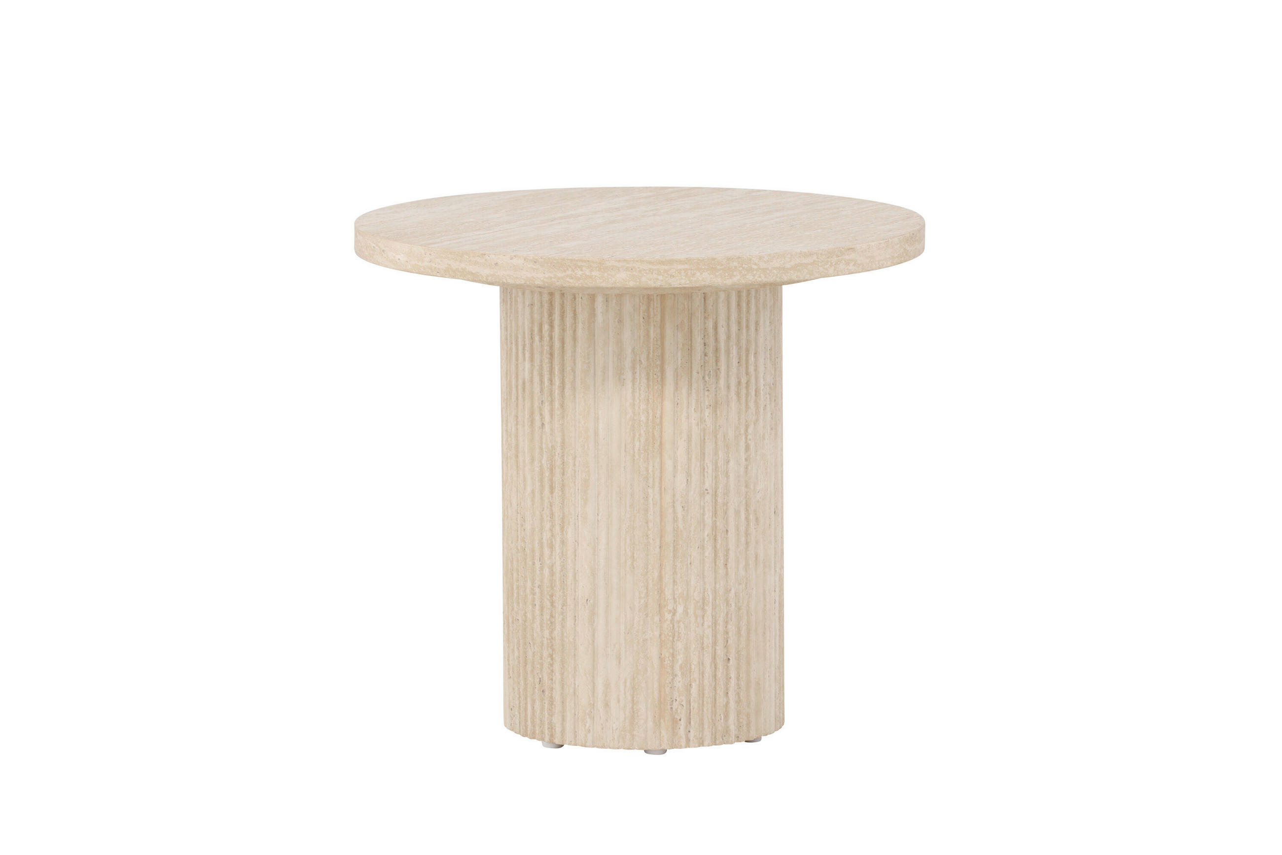 BEISTELLTISCH Pappel Magnolie rund  - Magnolie, MODERN, Holz (50/45cm) - Livetastic