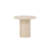 BEISTELLTISCH Pappel Magnolie rund  - Magnolie, MODERN, Holz (50/45cm) - Livetastic