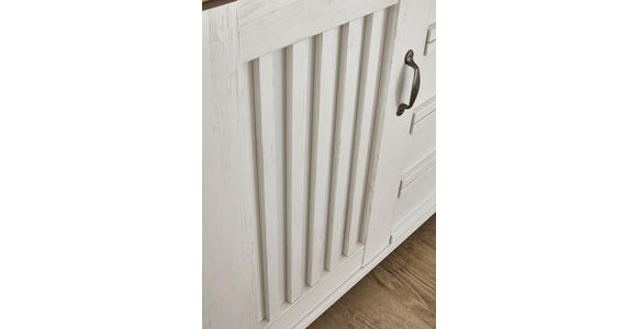 KOMMODE , 117/86/41 cm, 4 Schublade(n)  - Silberfarben/Eiche Artisan, LIFESTYLE, Holzwerkstoff/Metall (117/86/41cm) - Landscape