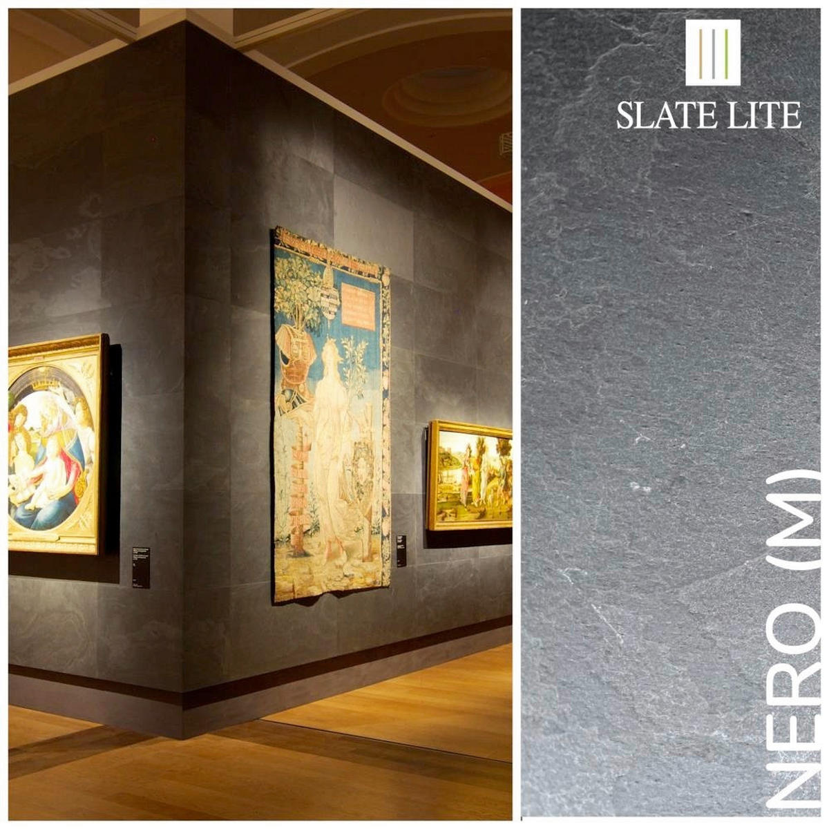 WANDPANEEL Anthrazit, Grau, Schwarz, Dunkelgrau  - Dunkelgrau/Anthrazit, Basics, Kunststoff/Stein (240/120cm)