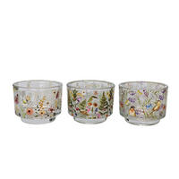 ÜVEG TEAMÉCSESTARTÓ - többszínű, Lifestyle, Üveg (9,3/7cm)