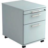 ROLLCONTAINER Grau  - Alufarben/Grau, KONVENTIONELL, Holzwerkstoff/Kunststoff (42,8/59/58cm) - Venda