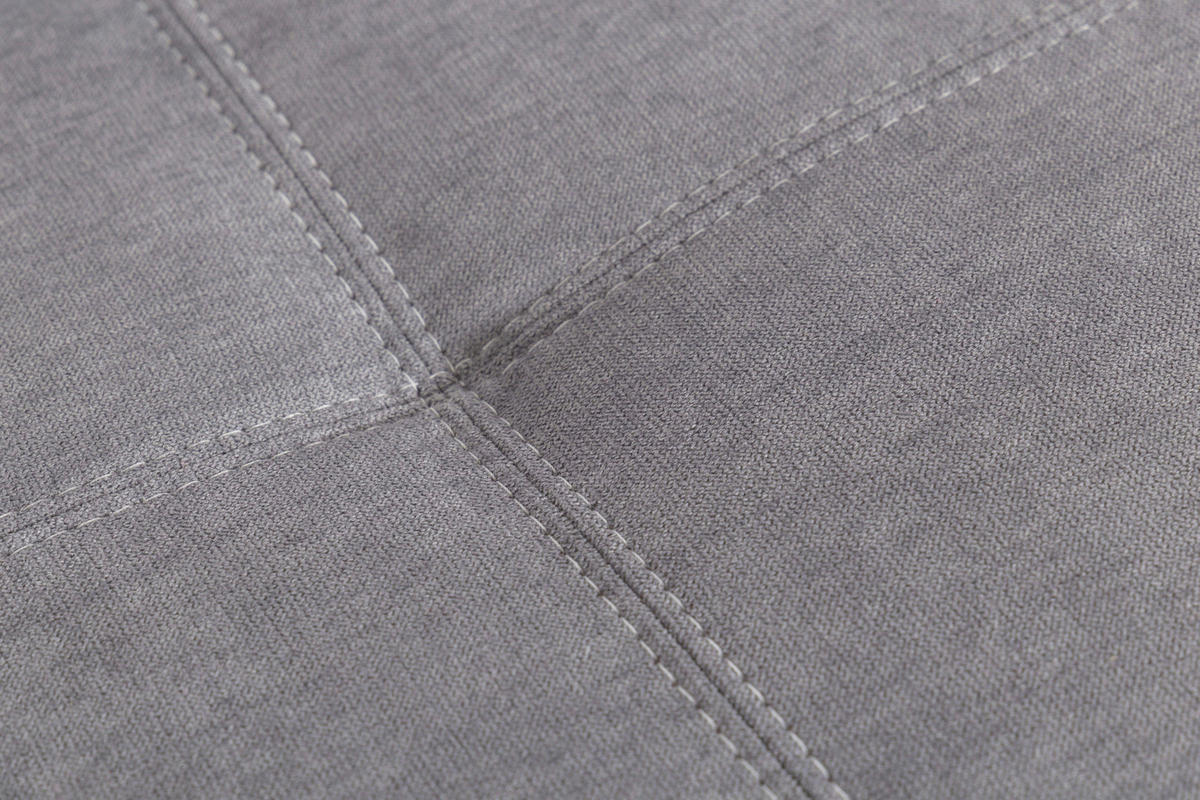 SAROKKANAPÉ textil szürke  - fekete/szürke, Modern, műanyag/textil (273/160cm) - Hom`in
