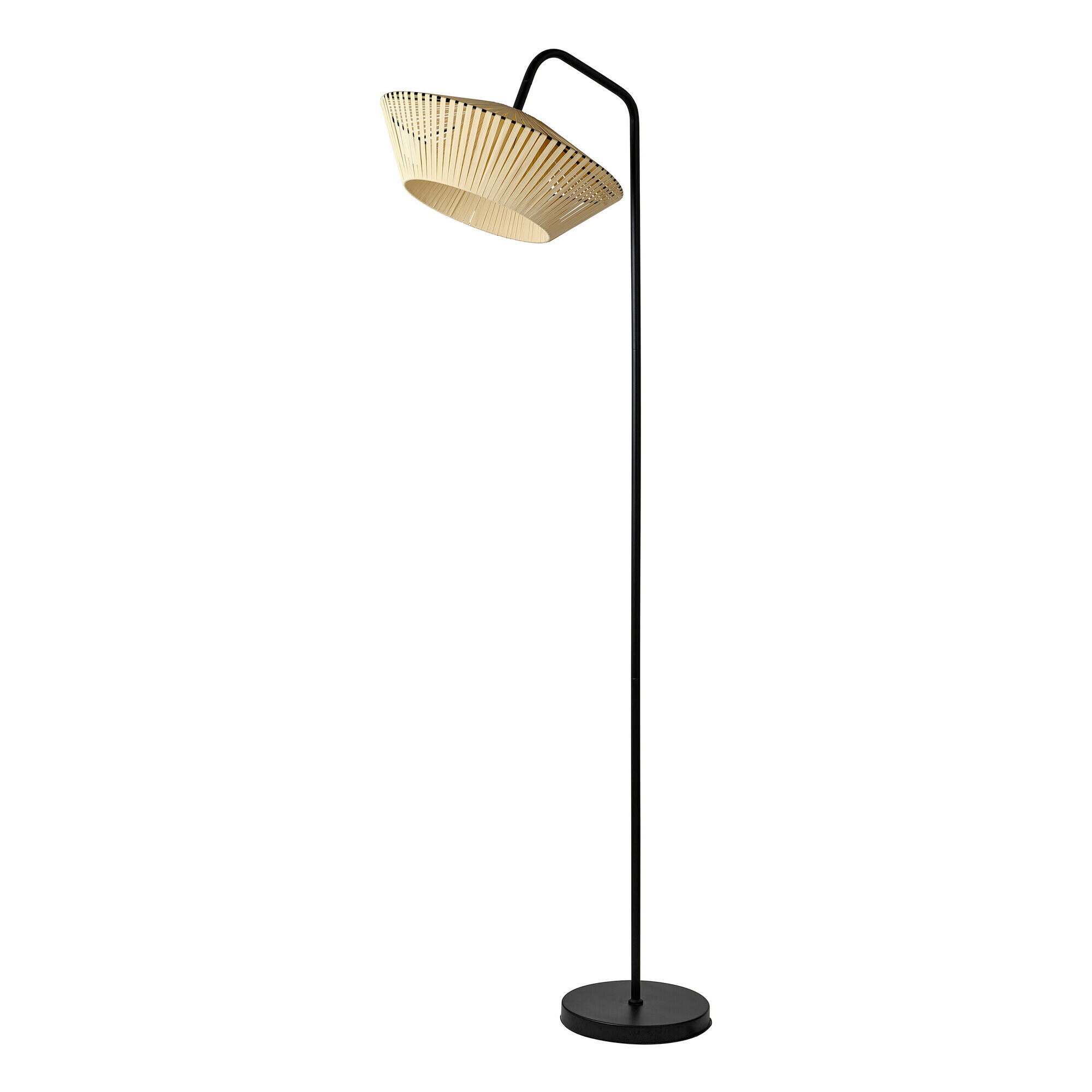 STEHLEUCHTE 40,5/56,8/164 cm    - Beige, Basics, Textil/Metall (40,5/56,8/164cm) - Osram