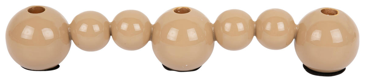 KERZENHALTER - Beige, Basics, Metall (41/7/7cm) - Present Time