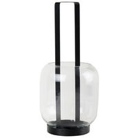 LUCERNA kov, sklo - černá, Trend, kov/sklo (13,5/29cm) - Ambia Home