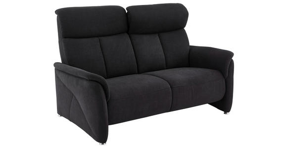 SOFA in Textil Dunkelgrau - Dunkelgrau/Alufarben, KONVENTIONELL, Textil (171/108/102cm) - Cantus