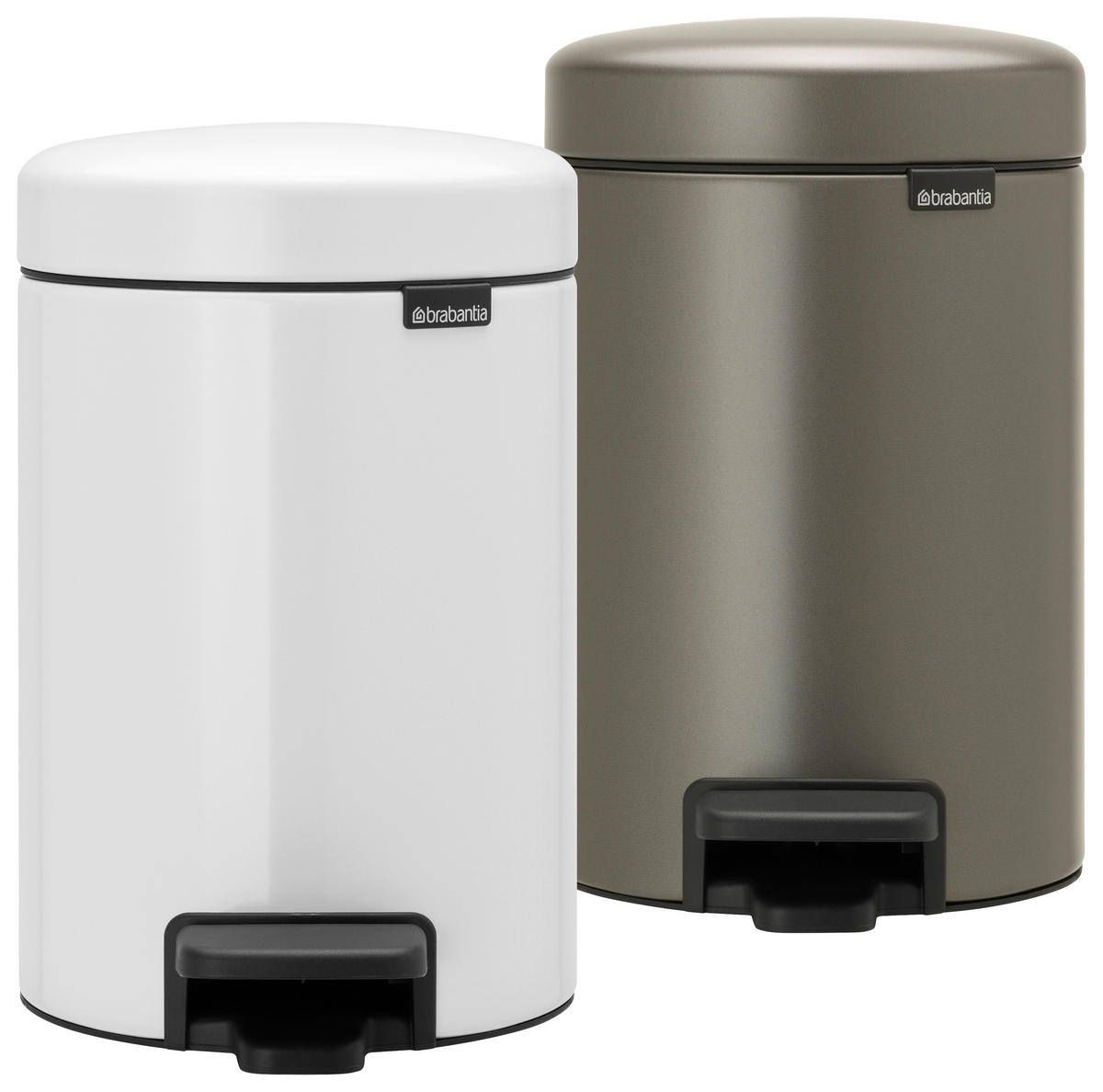 KOŠ ZA SMETI - bela, Design, umetna masa (16,8/26,4/23,5cm) - Brabantia