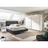 BOXSPRING-ÁGY 180/200 cm  antracit, világosszürke  - világosszürke/alumínium színű, Design, textil/fa (180/200cm) - Carryhome