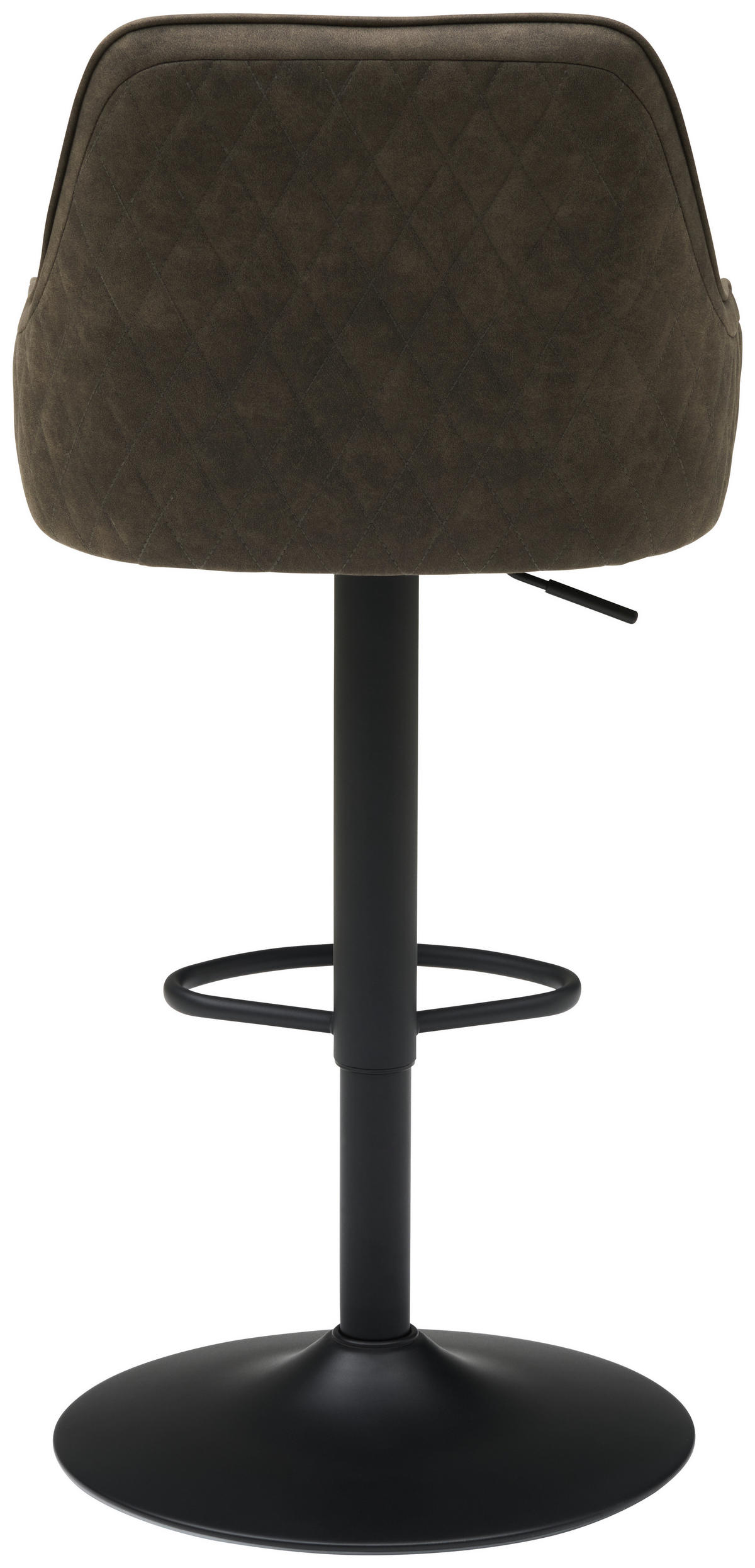 BARHOCKER in Metall, Textil Grau, Schwarz  - Schwarz/Grau, KONVENTIONELL, Textil/Metall (50/90-111/51cm) - MID.YOU