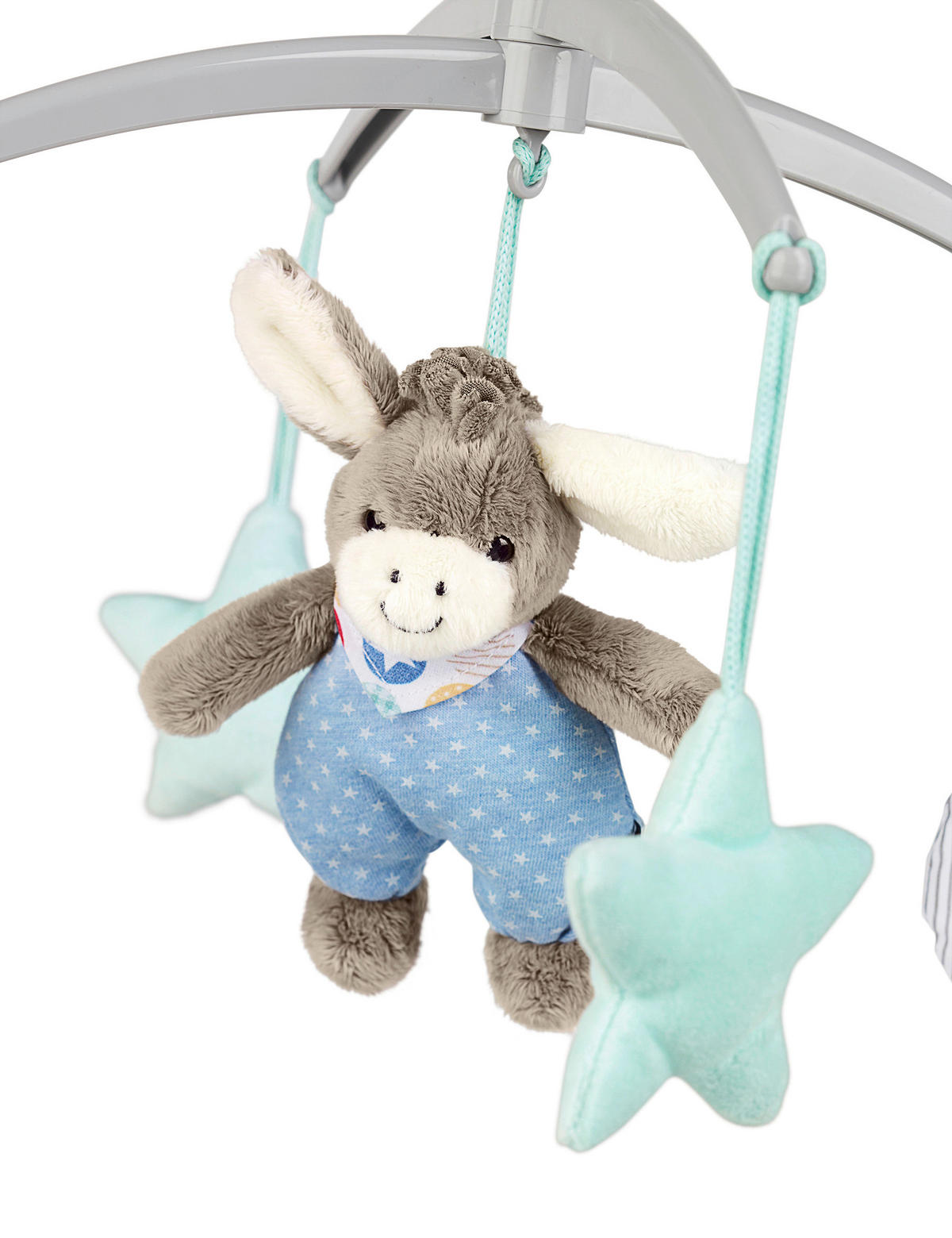 MOBILE Emmi  - Grau/Hellblau, Basics, Kunststoff/Textil (57/34/45cm) - Sterntaler