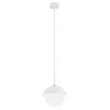 HÄNGELEUCHTE 109/20/20 cm  - Weiß, KONVENTIONELL, Glas/Metall (109/20/20cm)