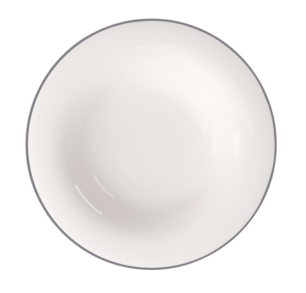 HLUBOKÝ TALÍŘ porcelán (fine china) keramika 23 cm - šedá/bílá, Konvenční, keramika (23cm) - Villeroy & Boch