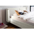 POLSTERBETT Beleuchtung 140/200 cm  in Creme  - Creme/Schwarz, MODERN, Textil/Metall (140/200cm) - Novel