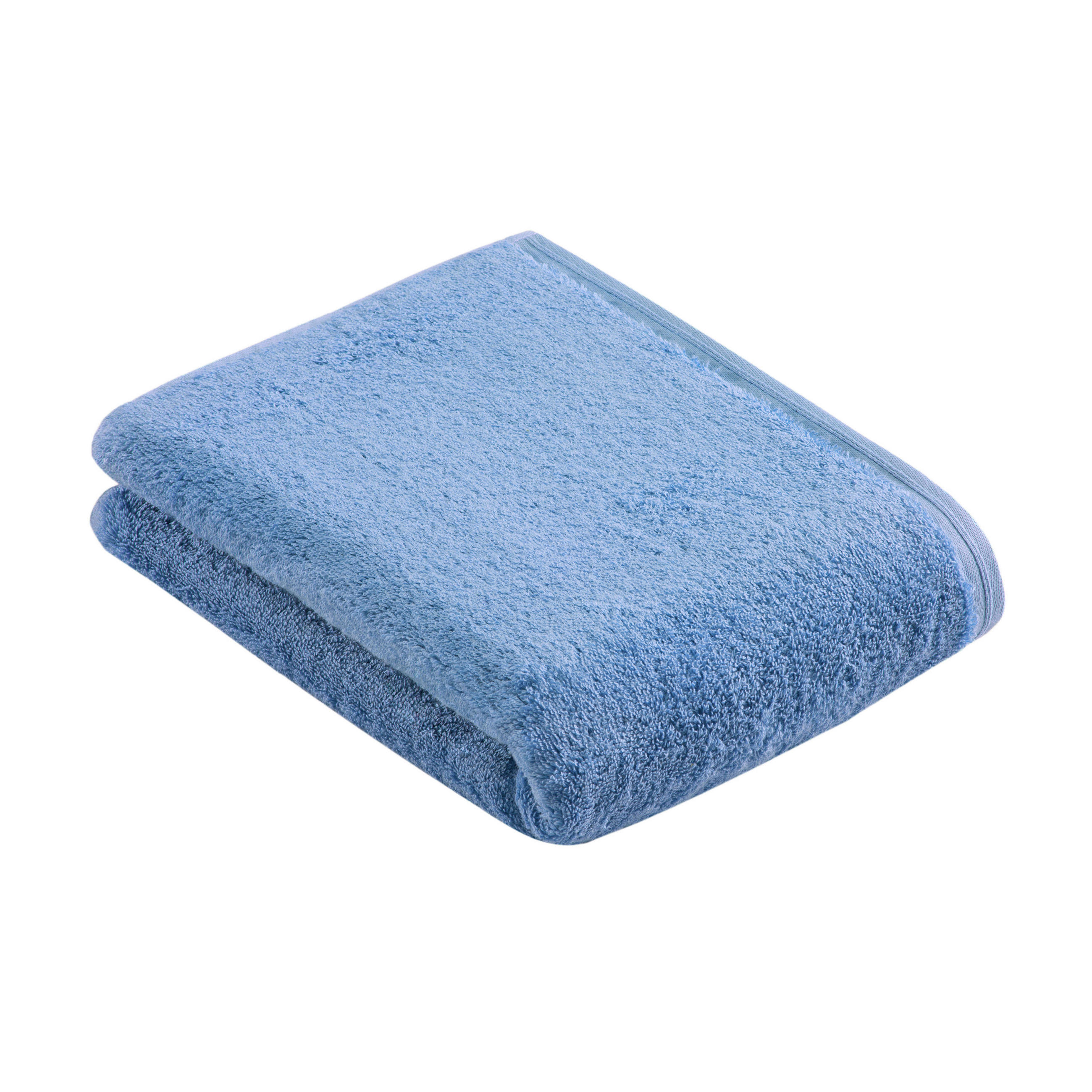 Vossen Duschtuch Vegan Life Blau 67x140 cm