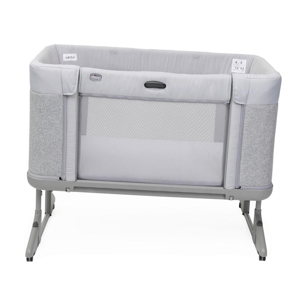 BEISTELLBETT NEXT2ME FOREVER  - Hellgrau, Basics (121/91,1/73,8cm) - Chicco
