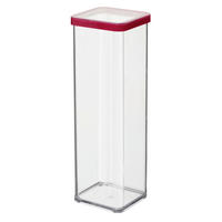 POSODA ZA SHRANJEVANJE     10/10/28,5 cm         - rdeča, Basics, umetna masa (10/10/28,5cm) - Rotho
