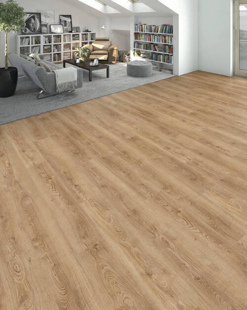 DESIGNBODEN Living by HARO Designboden PowerStar  per  m² - Honigeiche, Basics, Holzwerkstoff (19.3/128.2cm) - Living by HARO