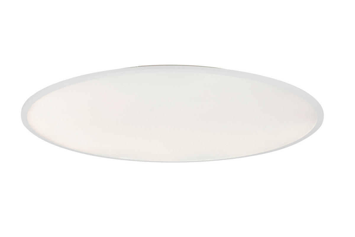 LED-DECKENLEUCHTE Meissa 100/5,2 cm  - Weiß, Basics, Kunststoff/Metall (100/5,2cm) - Novel