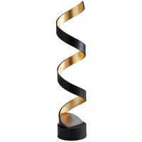 TISCHLEUCHTE 14,5/66 cm   - Goldfarben/Schwarz, Design, Metall (14,5/66cm)