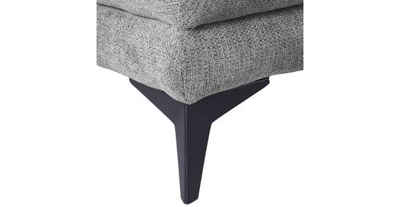 ECKSOFA in Flachgewebe Grau  - Dunkelgrün/Schwarz, KONVENTIONELL, Textil/Metall (291/175cm) - Carryhome