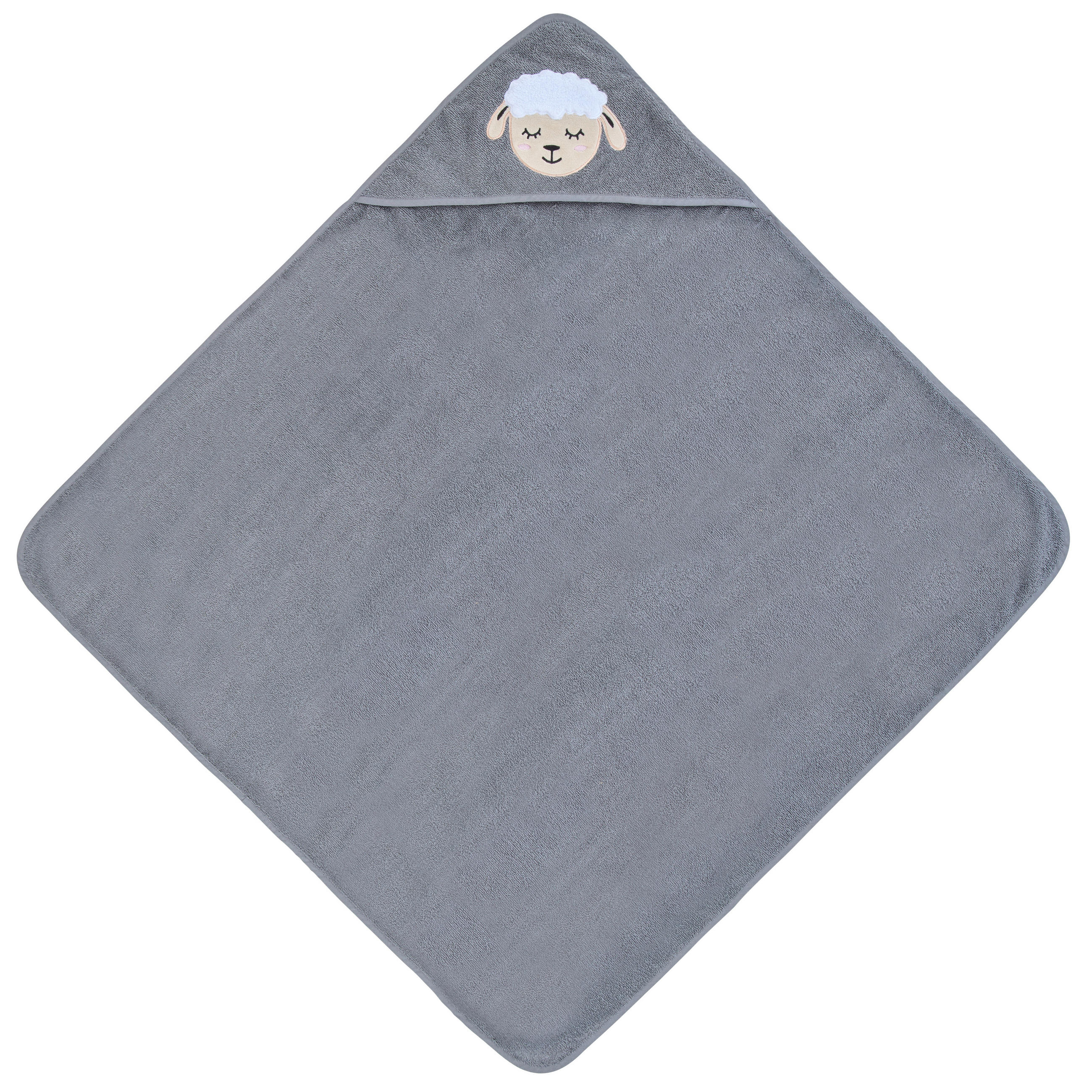 OSUŠKA S KAPUCÍ - antracitová, Trend, textil (100/100cm) - Patinio