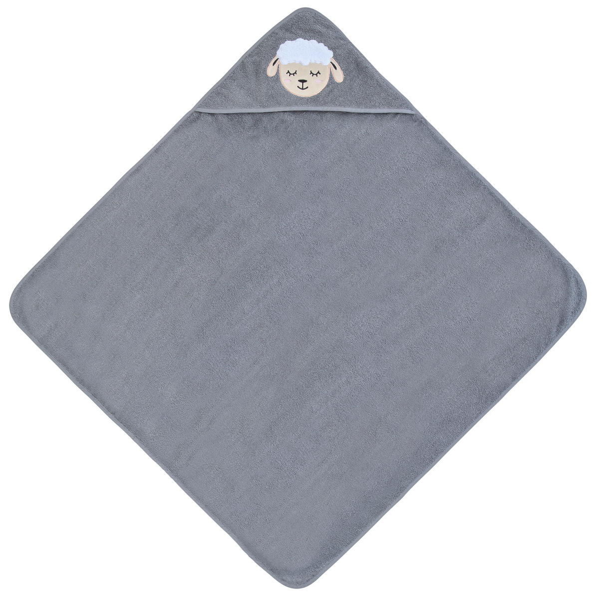 OSUŠKA S KAPUCÍ - antracitová, Trend, textil (100/100cm) - Patinio