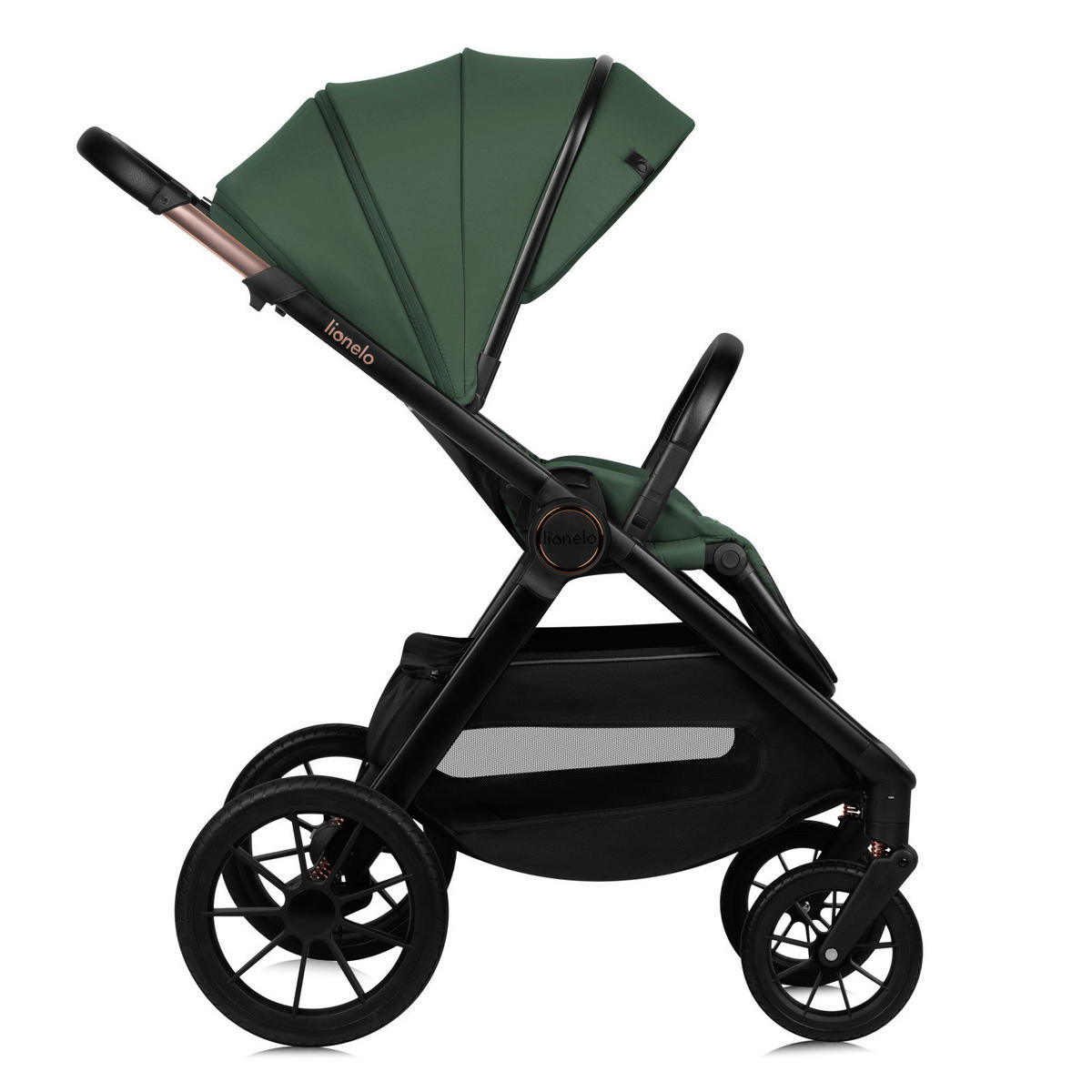 KINDERWAGENSET  LO-Layla 3in1  Green Forest  - Grün, Basics (94/62/115cm) - Lionelo