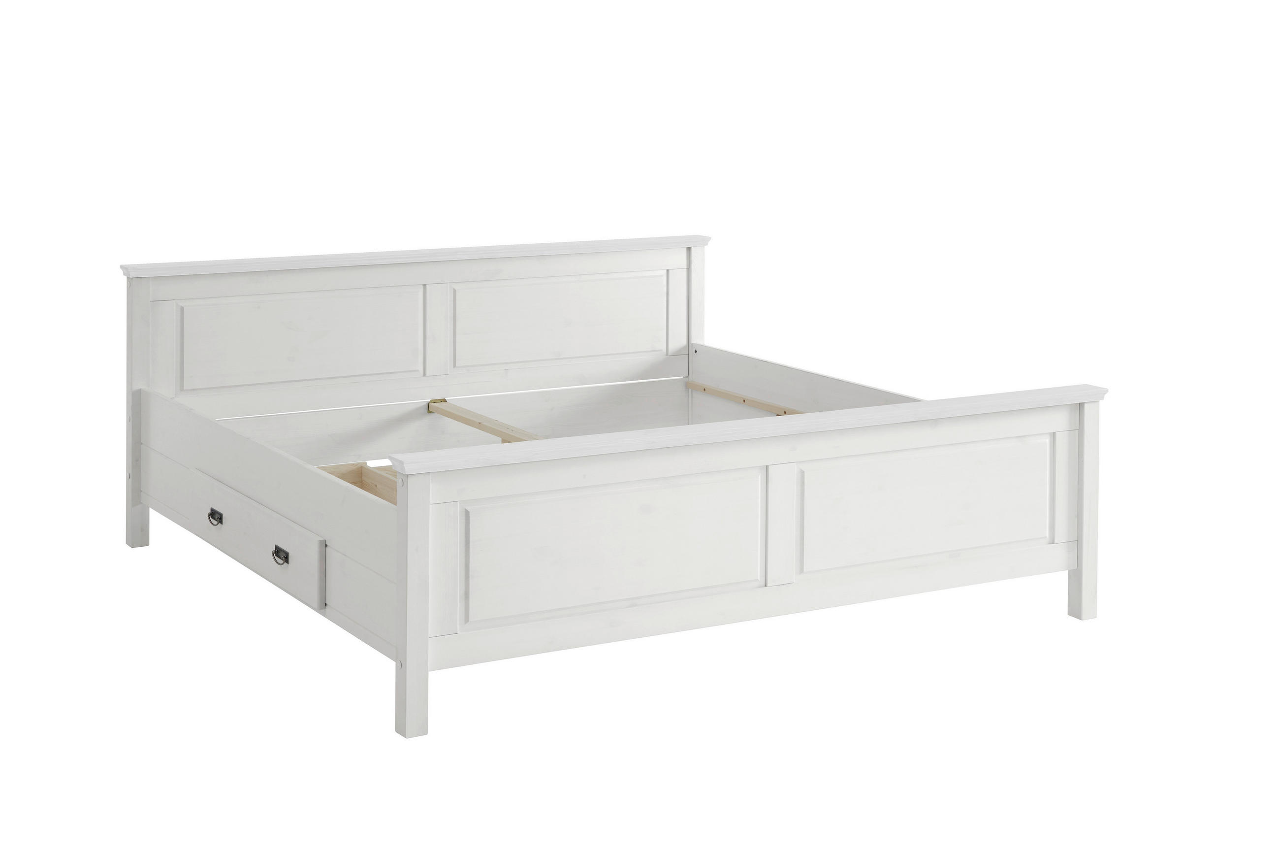 Boxxx Bett Weiß 200x200 cm