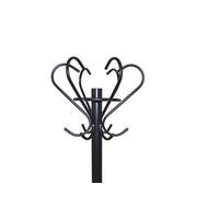 GARDEROBENSTÄNDER in Schwarz 47/178/47 cm   - Schwarz, Design, Metall (47/178/47cm) - MID.YOU