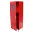 VITRINE Rot - Chromfarben/Rot, Design, Holzwerkstoff/Metall (56/150/43cm) - Carryhome VITRINE Rot - Chromfarben/Rot, Design, Holzwerkstoff/Metall (56/150/43cm) - Carryhome