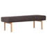 HOCKERBANK in Holz, Textil Dunkelbraun - Dunkelbraun/Buchefarben, KONVENTIONELL, Holz/Textil (160/50/46cm) - Cantus HOCKERBANK in Holz, Textil Dunkelbraun - Dunkelbraun/Buchefarben, KONVENTIONELL, Holz/Textil (160/50/46cm) - Cantus