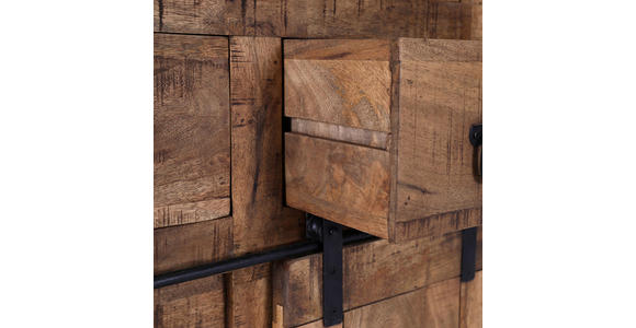 SEKRETÄR - Schwarz/Braun, LIFESTYLE, Holz (80/107/39cm) - Landscape