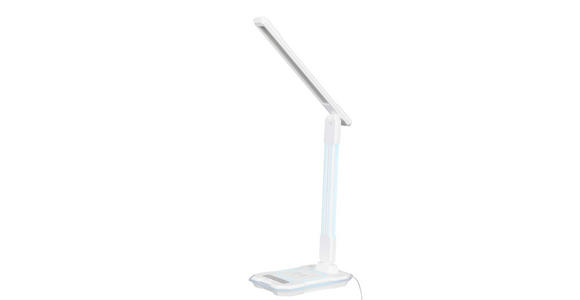 LED-SCHREIBTISCHLEUCHTE 31,6/18,1/12,1 cm   - Weiß, LIFESTYLE, Kunststoff (31,6/18,1/12,1cm) - Novel