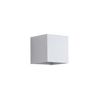 WANDLEUCHTE Newton 9,7/9,7 cm  - Weiß, Design, Metall (9,7/9,7cm)