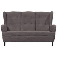 KÜCHENSOFA  - Schwarz/Mokka, KONVENTIONELL, Holz/Textil (176/103/98cm) - MID.YOU